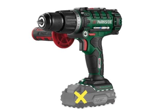ParkSide PSBSA 20-Li E4  Kétsebességes akkus fúró, ütvefúró-csavarozó, behajtó gép, 20V, 45Nm, kofferben