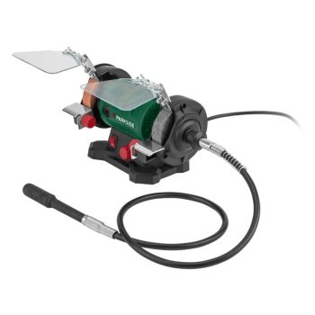   ParkSide PDFW 120 B3 elektromos  duplacsiszoló, csiszológép , csiszoló és polírozó koronggal, flexibilis köszörű szárral 120 W