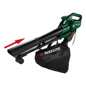   ParkSide PELSB 2600 A1 Elektromos,lombszívó, lombfúvó, 2600 W, 34 literes gyűjtőzsákkal