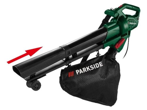ParkSide PELSB 2600 A1 Elektromos,lombszívó, lombfúvó, 2600 W, 34 literes gyűjtőzsákkal