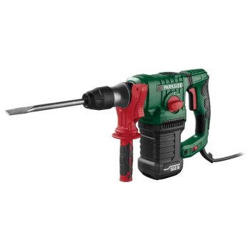   ParkSide PBH 1550 C1 SDS Plus elektromos ütvefúró / vésőkalapács / bontókalapács kofferben, 5 J, 1550 W