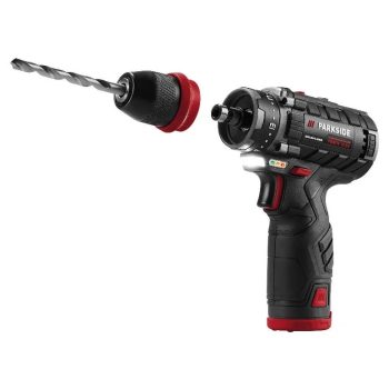   ParkSide Performance PBSPA 12 E4  levehető tokmányos fúró csavarozó 12 V 35 Nm akku és töltő nélkül
