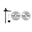 ParkSide PHKS 1350 E4 Vezetékes, elektromos kézi körfűrész + 2 db 190 mm fűrészlappal ,1350 W