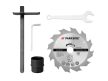 ParkSide PHKS 750 A1 Vezetékes, elektromos kézi körfűrész + 1 db 140 mm fűrészlap 750 W